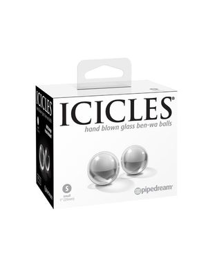 Стеклянные вагинальные шарики Icicles No 41 Small Glass Ben-Wa Balls купить в sex shop Sexy
