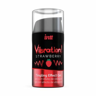 Жидкий вибратор Intt Vibration Strawberry (15 мл) купить в sex shop Sexy