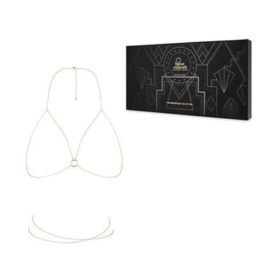 Украшение-портупея Bijoux Indiscrets Magnifique Bra Chain - Gold купить в sex shop Sexy