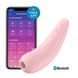 Вакуумний кліторальний стимулятор Satisfyer Curvy 2+ Pink купити в секс шоп Sexy