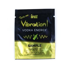 Пробник жидкого вибратора Intt Vibration Vodka (2 мл) очень мощный купити в sex shop Sexy