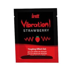 Пробник рідкого вібратора Intt Vibration Strawberry (5 мл) купити в sex shop Sexy
