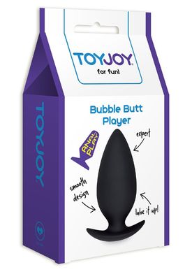 Анальная пробка Bubble Butt Player Expert Black купить в sex shop Sexy