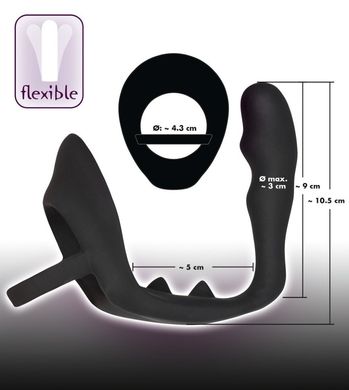 Насадка на пеніс з анальним стимулятором Titanmen Nite Stix купити в sex shop Sexy