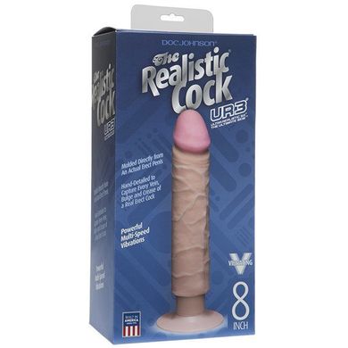 Вібратор The Realistic Cock UltraSkin No Balls Vibr 8 купити в sex shop Sexy