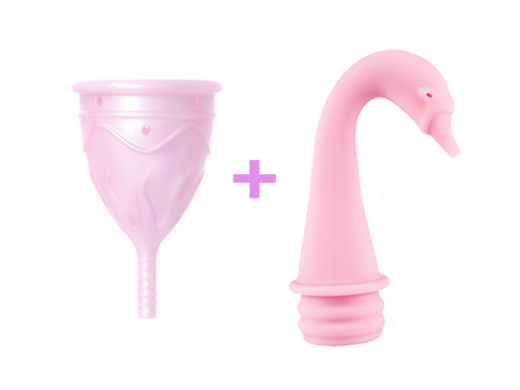 Менструальная чаша Femintimate Eve Cup размер S с переносным душем купить в sex shop Sexy