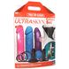 Набір страпонів Vac-U-Lock Dual Density Ultraskyn Colors Set купити в секс шоп Sexy
