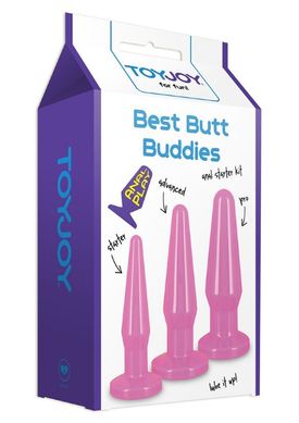 Набор анальных пробок Best Butt Buddies Pink купить в sex shop Sexy
