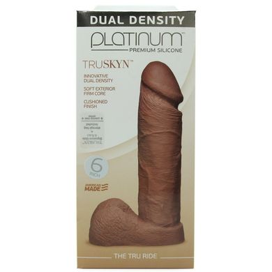Фалоімітатор Platinum The Tru Ride 6 Brown купити в sex shop Sexy