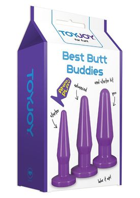 Набор анальных пробок Best Butt Buddies Purple купить в sex shop Sexy