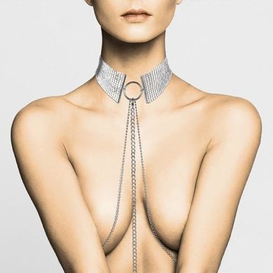 Чокер з ланцюжком Bijoux Indiscrets D'esir M'etallique Silver купити в sex shop Sexy