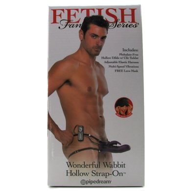 Полый страпон Fetish Fantasy Series Wonderful Wabbit Hollow Strap-on Purple купить в sex shop Sexy