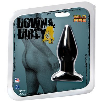 Анальная пробка Wildfire Down & Dirty 4 Butt Plug Black купить в sex shop Sexy