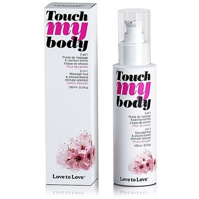 Масло-лубрикант 2-в-1 Love To Love Touch My Body Cherry Blossom 100 мл купить в sex shop Sexy