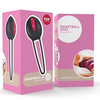 Шарик вагинальный Smartballs Uno Fun Factory Черный/Розовый купить в sex shop Sexy